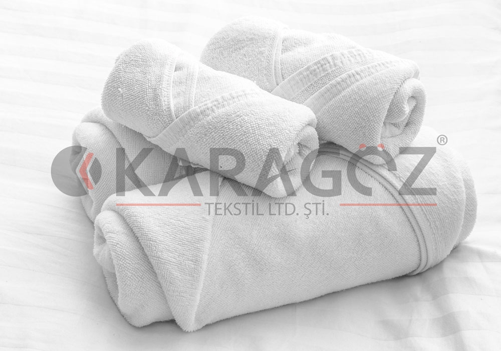 90X150 Otel Banyo Havlusu 20/2 Ring İplik Bordürsüz Dokuma 650 Gram/Adet 481 Gr/m2